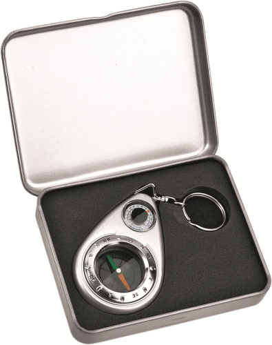 Изображение Брелок компас с термометром Норд, в футляре
