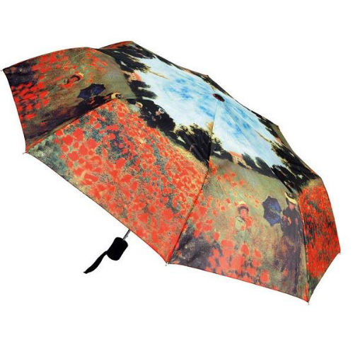 Изображение Подарочный набор: платок, складной зонт Моне. Поле маков
