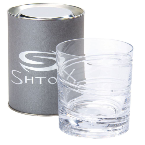 Изображение Вращающийся стакан для виски Shtox, хрусталь, подарочный