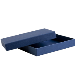 Коробка под ежедневник, синяя, 22,5*16,3 см