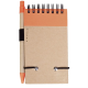 Изображение Блокнот на кольцах Eco Note с ручкой, оранжевый 