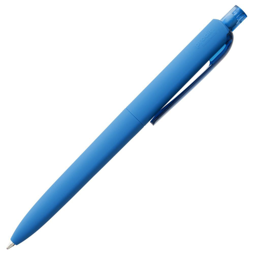 Изображение Ручка шариковая Prodir DS8 PRR-T Soft Touch, голубая