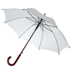 Зонт трость полуавтомат Unit Standard, белый
