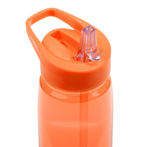 Изображение Спортивная бутылка Start с трубочкой, оранжевая