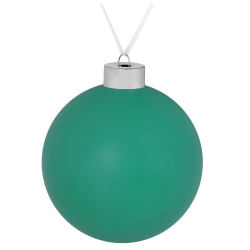 Елочный шар Colour, 10 см, зеленый