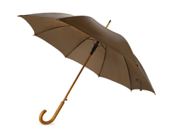 Зонт трость Радуга, полуавтомат, коричневый