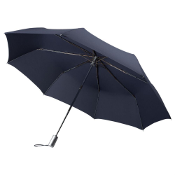 Складной зонт Alu Drop Golf, 3 сложения, автомат, синий