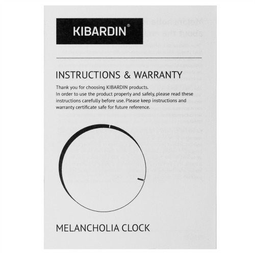 Изображение Часы настенные Melancholia Clock, белые