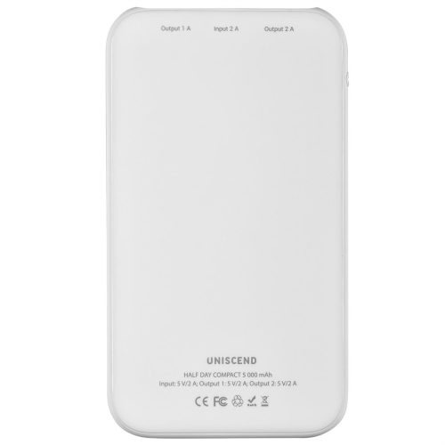 Изображение Внешний аккумулятор Uniscend Half Day Compact 5000 мAч, белый