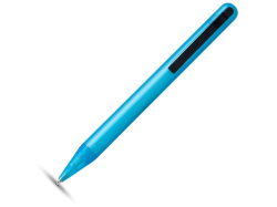 Ручка пластиковая шариковая Smooth синий прозрачная