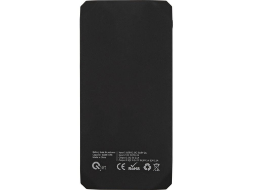 Изображение Портативное зарядное устройство Quickr с функцией быстрой зарядки, 10000 mAh черное