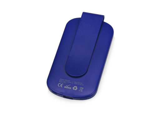 Изображение Портативное зарядное устройство Pin с клипом, 4000 mAh синее