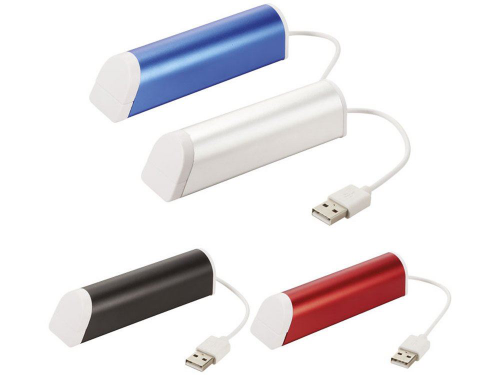 Изображение USB Hub на 4 порта с подставкой для телефона серебристый