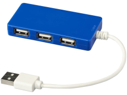 USB Hub на 4 порта Brick ярко-синий