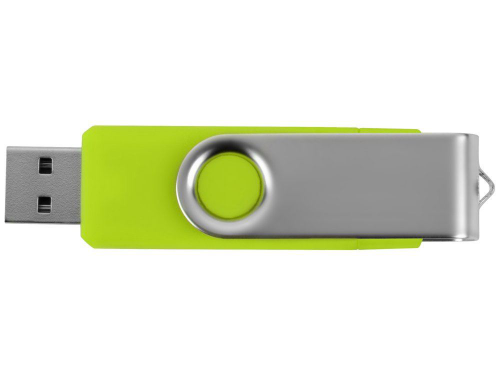 Изображение USB/micro USB-флешка на 16 Гб Квебек OTG зеленое яблоко
