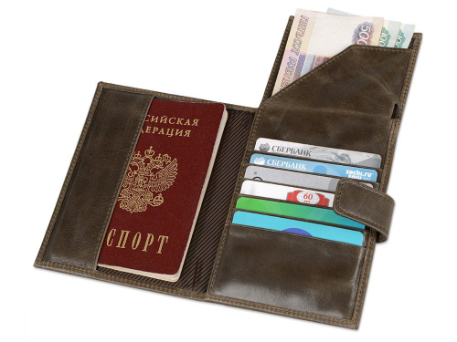 Изображение Бумажник путешественника Druid с отделением для паспорта