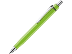 Ручка металлическая шариковая шестигранная Six зеленое яблоко