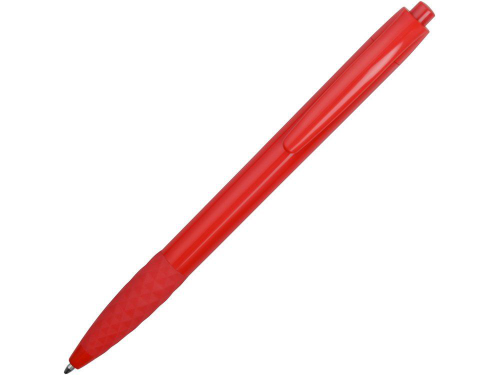 Изображение Ручка пластиковая шариковая Diamond с грипом красная