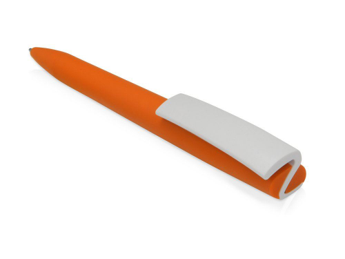 Изображение Ручка пластиковая soft-touch шариковая Zorro оранжевая