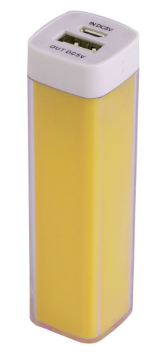 Изображение Bнешний аккумулятор Bar, 2200 mAh, ver.2, желтый