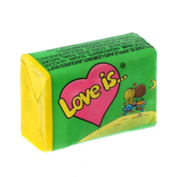 Жевательная резинка Love is, яблоко и лимон, 100 штук