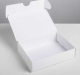 Изображение Коробка складная рифленная «Новогодняя», 21 х 15 х 5 см
