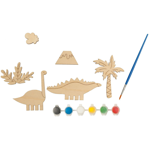 Изображение Развивающий эко-пазл Wood Games, динозавры