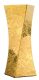 Изображение Ваза для цветов напольная Золотой кашемир, стекло