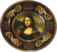 Изображение Подарочный набор Коллекция Лувра Мона Лиза: блюдо для сладостей, две кружки
