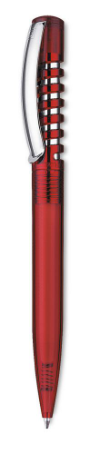 Изображение Ручка шариковая New Spring Clear, красная