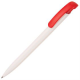 Изображение Ручка шариковая Clear Solid, белая с красным