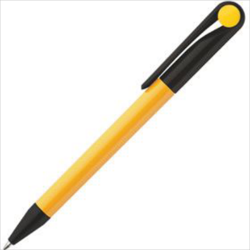 Изображение Ручка шариковая Prodir DS1 TPP, желтая с черным