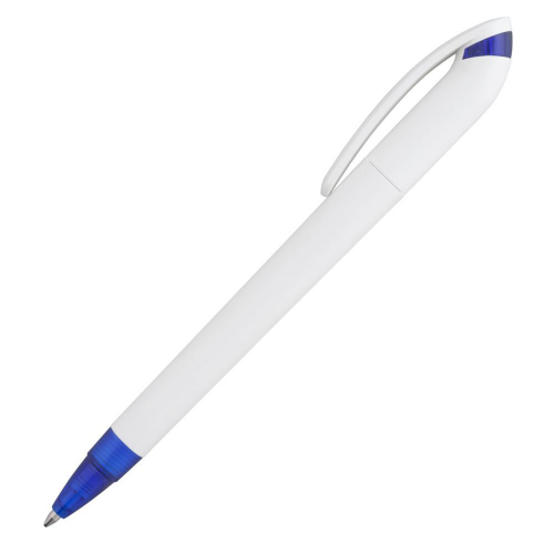 Изображение Ручка шариковая Beo Sport, белая с синим