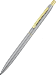 Ручка шариковая Laatokka Steel Gold