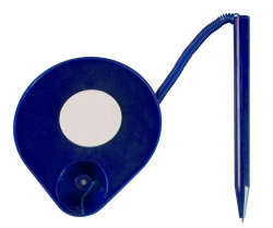 Ручка шариковая Desktop на подставке, синяя