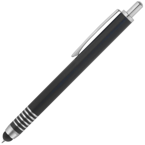 Изображение Ручка шариковая Finger со стилусом, черная