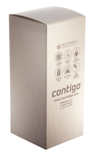 Изображение Коробка Contigo для стакана West Loop, стальной дизайн, 20*9 см