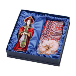 Набор: кукла в народном костюме, платок Евдокия
