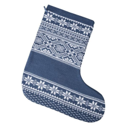 Новогодний носок для подарков Скандик, синий