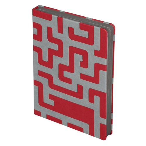 Изображение Ежедневник Labyrinth, недатированный, красный