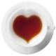 Изображение Набор чайный кофейный Сердце на 2 персоны, фарфор