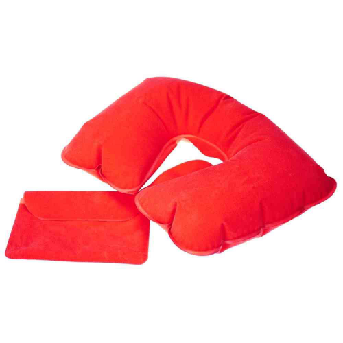 Изображение Надувная подушка под шею для путешествий, в чехле, 5 цветов