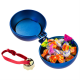 Изображение Елочный шарик шкатулка для подарков, матовый металлик, синий