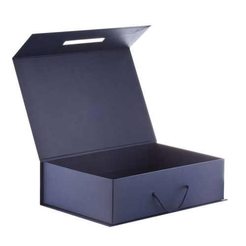 Изображение Коробка Case, подарочная, синяя, 36,4*24,3 см