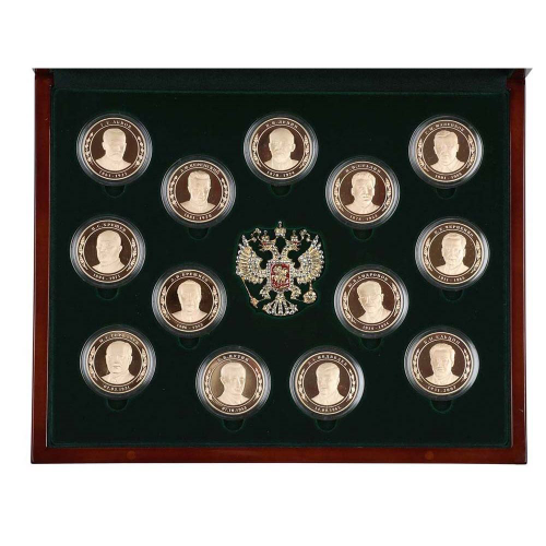 Изображение Набор медалей История в лицах. Россия XX-XXI век