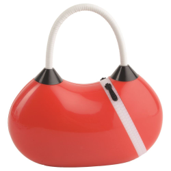 Cкладная светодиодная лампа в виде дамской сумочки, красная