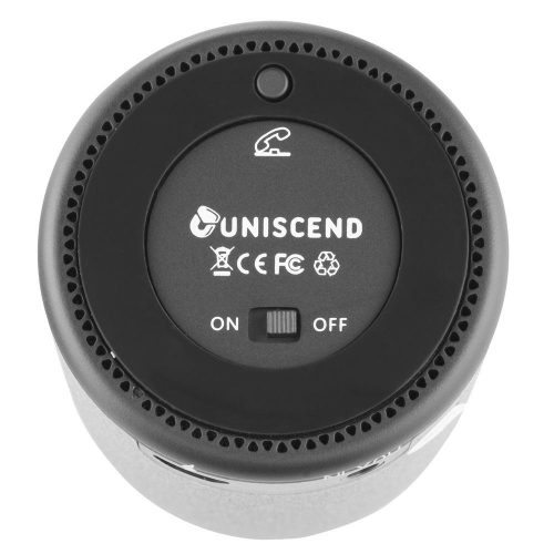 Изображение Беспроводная миниатюрная Bluetooth колонка серая Uniscend Grinder