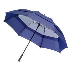 Зонт трость Cardiff от Slazenger, двойной большой купол (127 см), синий