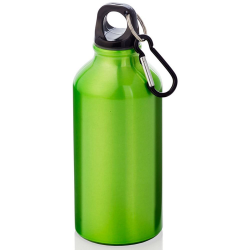 Бутылка с карабином Oregon на 350мл, зеленая