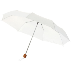Зонт складной Oliviero, 3 сложения, белый